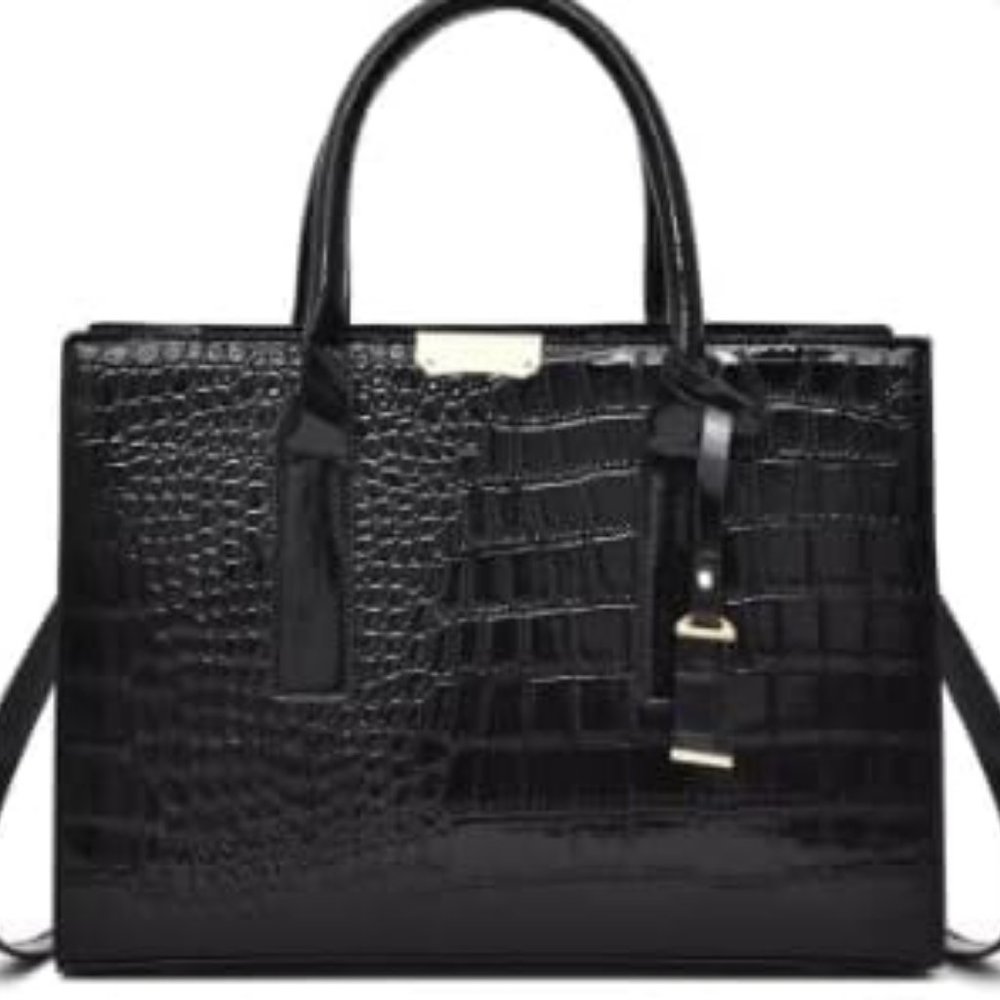 Women Pu Leather Crocodile Pattern Fashion Luxury  Shoulder Bag Top-Hand…